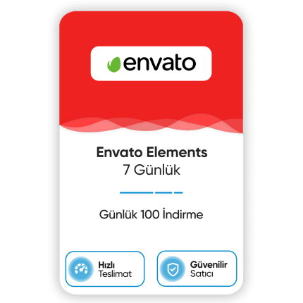 Envato Elements – 7 Günlük