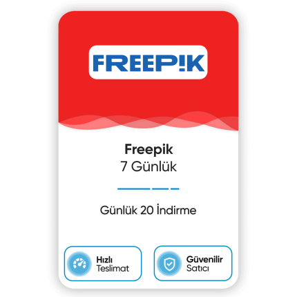 Freepik – 7 Günlük Panel Girişli