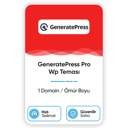 GeneratePress Pro Wp Teması
