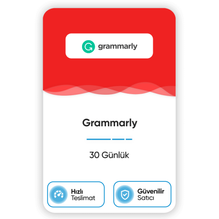 Grammarly – 30 Günlük